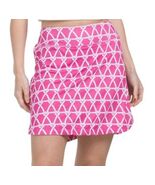 NWT GOTTEX Hot Pink &amp; White Golf Tennis Straight Tulip Hem Knit Skort L XL - $56.00 CAD
