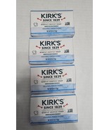 Lot of 4 Kirk&#39;s Original Coco Castile Soap 4 oz Bars All Natural Coconut... - $311.72 MXN