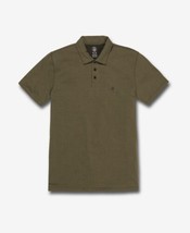 Volcom Mens Short Sleeve Polo Shirt Color Military-inspired Size Large - £56.19 GBP