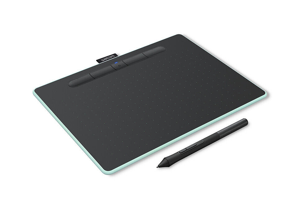 Wacom Intuos Bluetooth Graphics Tablet Medium Pistachio