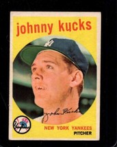 1959 Topps #289 Johnny Kucks Vg Yankees *NY13239 - £2.89 GBP