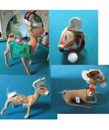 1980s Annalee Christmas Dolls Reindeers Pick One^^ - $35.63+