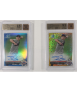 Lot Of 2 BGS 9.5 2017 Bowman Chrome Prospect Thomas Szapucki W/Auto &amp; Re... - $148.40