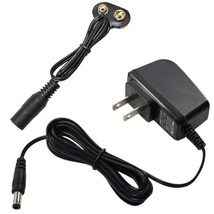 9V Battery Snap Connector &amp; AC Adapter for MN1604, Loop Station Guitar Pedal - £27.23 GBP