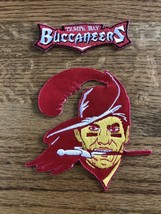 Lot Of 2 Nfl Tampa Bay Buccaneers Patches IRON-ON Logo Set Football Embroidered - £11.70 GBP