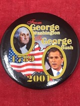 Inaugural Pin From George Washington 1789 to GEORGE BUSH 2001 Button  - £6.93 GBP