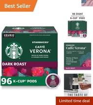 Gourmet Caffè Verona Dark Roast K-Cups - 96 Pods with Notes of Cocoa &amp; C... - $90.99