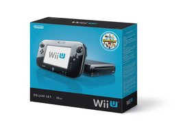 Nintendo Wii U Console - Black Deluxe Set [video game] - £228.96 GBP