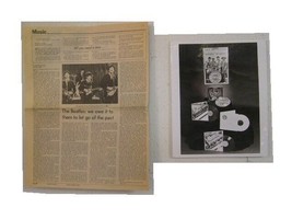 The Beatles Vintage News Article and Press Kit Photo - £21.29 GBP