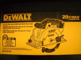 De Walt DCS391B 20V Max 6-1/2" Cordless Circular Saw New In The Box!! - $176.37
