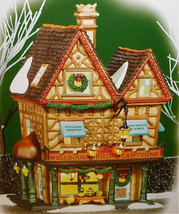 Department 56 Dickens&#39; Village Wellbourn Bros. Lanterns LED Lighted Building New - £95.46 GBP