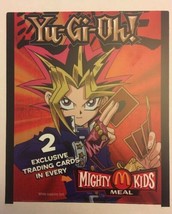 McDonald’s Yu-Gi-Oh (Yugioh) 10x12 Translite Ad, From 2002 Mint Fast Foo... - £11.02 GBP