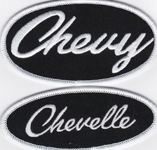 CHEVY CHEVELLE SEW/IRON ON PATCH BADGE EMBROIDERED EMBLEM MALIBU CHEVROLET - £10.38 GBP
