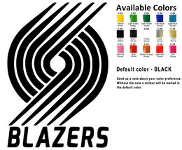 Portland Trail Blazers Vinyl Decal Sticker Car Window Wall NBA Basketball Sport - £2.07 GBP