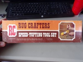 Vintage Rug Crafters Speed Tuffting Tool Set - $29.69
