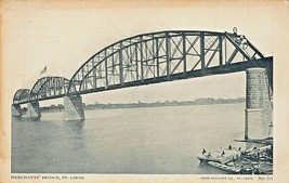 St Louis Missouri~Merchants&#39; Bridge~Hesse #511 Published 1900s Postcard - £6.84 GBP