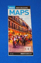 *NEW* 2017-18 NEW ORLEANS WHERE MAP &amp; VISITOR&#39;S GUIDE: EXCELLENT REFEREN... - £3.14 GBP