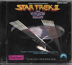 Star Trek Ii: The Wrath Of Khan Movie Soundtrack Cd 1990 Gnpd 8022 New Sealed - £34.17 GBP