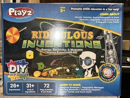 Playz Ridiculous Inventions Science Kits for Kids - Energy, Electricity &amp;... - £14.94 GBP