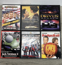 Lot of 6 DVDs Sports Movie Night Bundle - Sports001 - £20.16 GBP