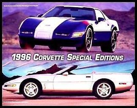 1996 Corvette Special Edition Brochure Grand Sport - £7.10 GBP