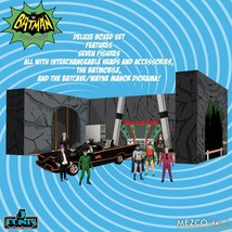 BATMAN 1966 TV Show - 5 Points Deluxe Action Figure Box Set by Mezco Toyz - £147.92 GBP