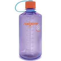 Nalgene Sustain 32oz Narrow Mouth Bottle (Amethyst) Recycled Reusable - £12.35 GBP