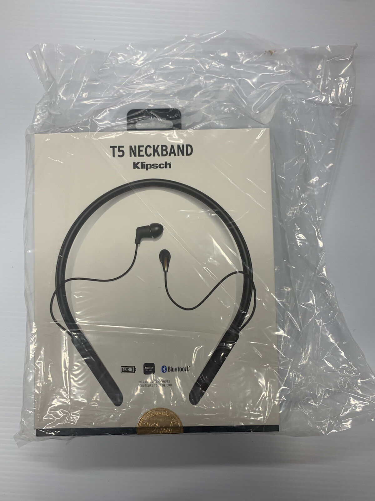Klipsch T5 True Neckband Wireless In-Ear Earphones (Black) - £148.78 GBP
