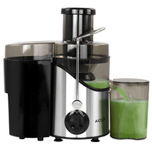 AICOOK Centrifugal Self Cleaning Juicer and Juice Extractor in Silver - $118.49