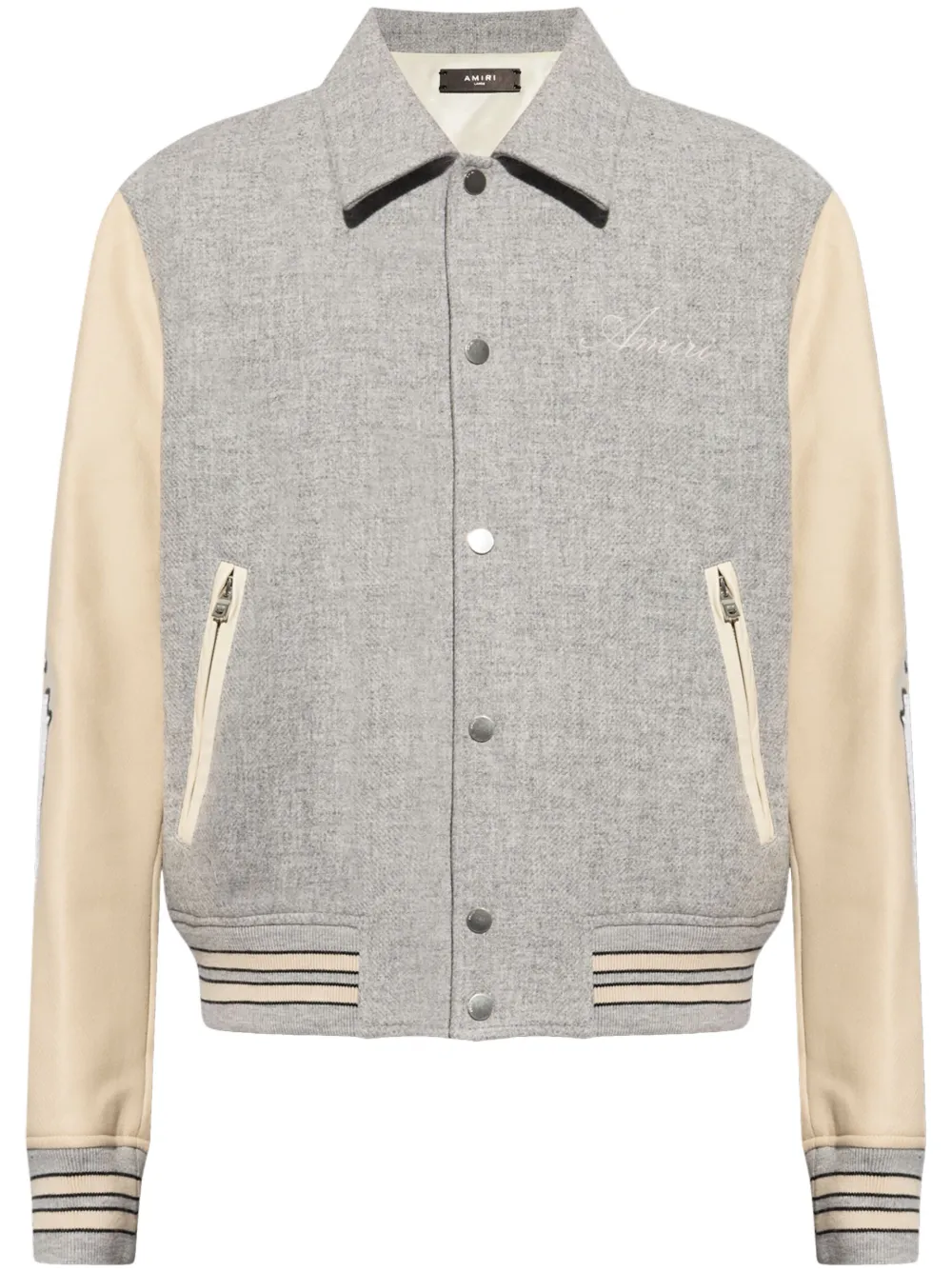 AMIRI  contrasting-sleeve bomber jacket - $180.00+