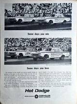 1964 HOT DODGE CHRYSLER - DODGE DIVISION &quot;Some days you win..&quot; Vintage P... - $9.98