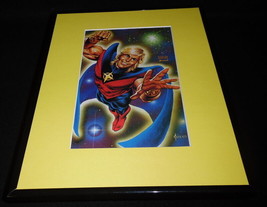 Quasar Marvel Masterpiece ORIGINAL 1992 Framed 11x14 Poster Display - $34.64