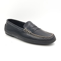 Turtleson Men Slip On Penny Loafers Size US 8M Black Leather - £14.08 GBP