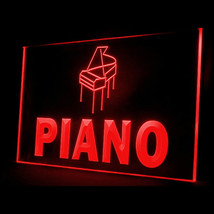140012B Piano Shop Music Unique Grand Participants Instruments LED Light Sign - £17.29 GBP