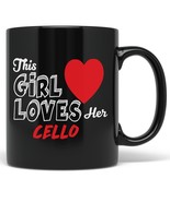 PixiDoodle Orchestra Cello Player&#39;s Musician Coffee Mug (11 oz, Black) - €22,66 EUR+