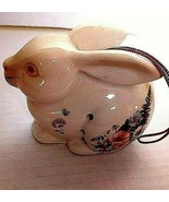 Vintage  FERN TAKAHASHI ,San Francisco/ Japan BUNNY  CERAMIC  POTPOURRI ... - $28.99