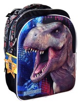 Jurassic World 16&quot; Full-Size T-Rex Dinosaur 3D Backpack School Or Travel Nwt $32 - £13.73 GBP
