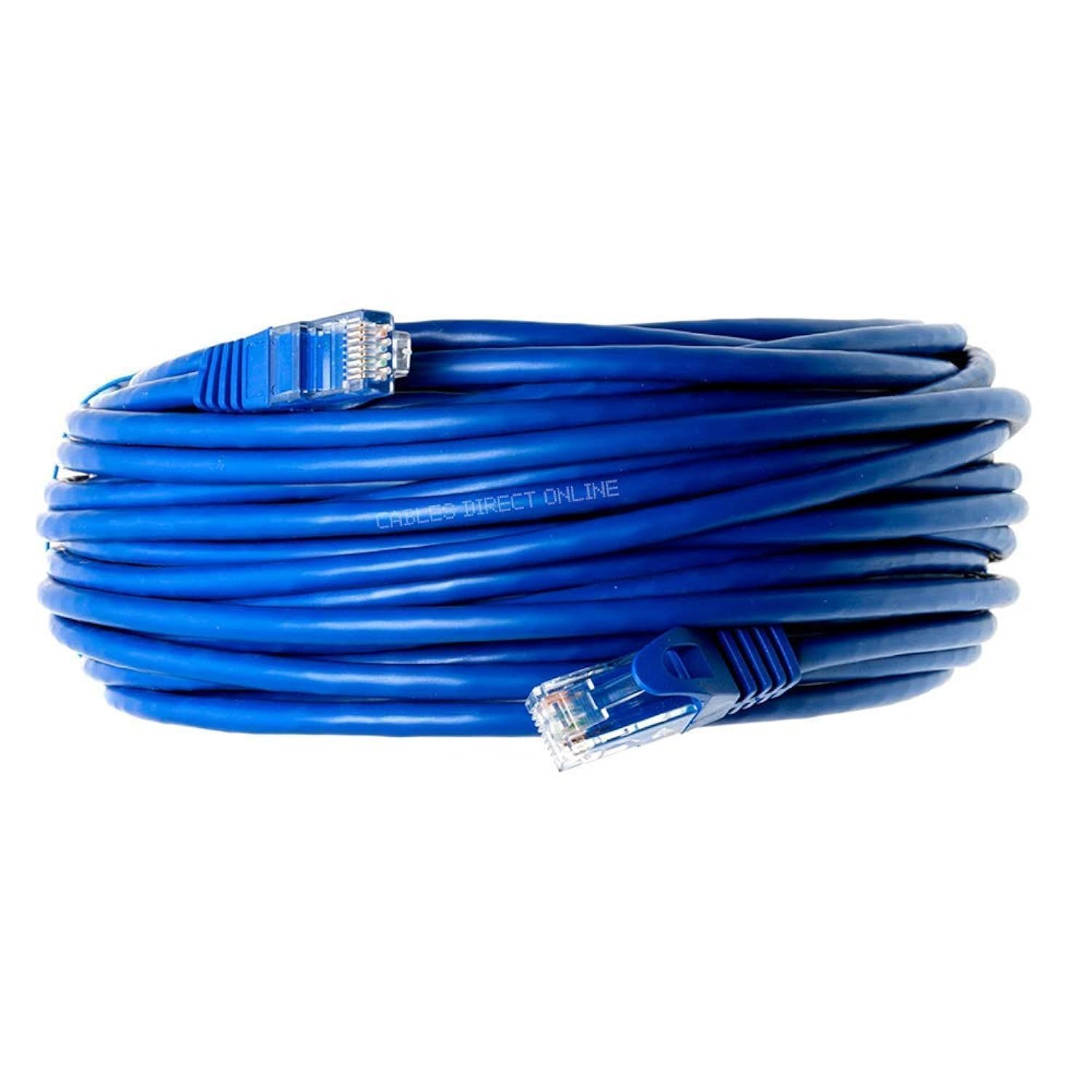 Primary image for Cables Direct Online Snagless Cat5e Ethernet Network Patch Cable Blue 100 Feet