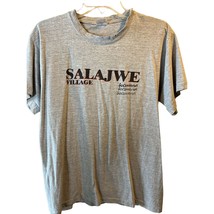 Salajwe Village Botswana Vintage Men’s M Gray Short Sleeve Cotton Retro ... - £11.48 GBP