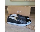 Women&#39;s Jibs Slim Fashion Sneakers Shoes w/ Cap Toe Black Size 8 - $39.59