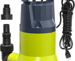 Sump Pump Portable Water Removal Submersible Pumps for Pool Draining Bas... - $144.64