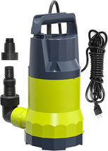 Sump Pump Portable Water Removal Submersible Pumps for Pool Draining Basements R - £115.26 GBP