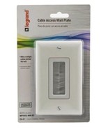 Three (3) Legrand On-Q Cable Access Wall Plates WP1014-WH-V1 ~ White - $38.34 CAD