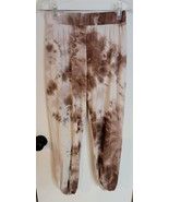 Womens S Entro Multicolor Tie Dye Joggers Casual Summer Lounge Pants - $12.22 CAD