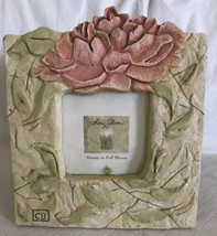 Cheri Blum Floral Photo Frame Small Holds 2.5”x3” Pictures Unused - £10.21 GBP
