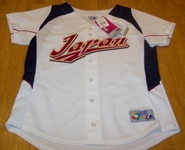 WOMEN&#39;S JAPAN WORLD BASEBALL CLASSIC STITCHED JERSEY MEDIUM NEW w/ TAG - $910.93 MXN
