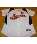 WOMEN&#39;S JAPAN WORLD BASEBALL CLASSIC STITCHED JERSEY MEDIUM NEW w/ TAG - $910.93 MXN