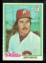 Vintage 1978 TOPPS Baseball Trading Card #222 JERRY MARTIN Philadelphia Phillies - £7.53 GBP