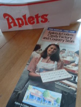 Aplets &amp; Cotlets Candy Factory &amp; Country Store Brochure &amp; Hat Cashmere WA  - £10.35 GBP