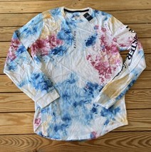 Hollister NWT $29.95 Men’s Tie Dye Long sleeve shirt Size M White C11 - £15.36 GBP